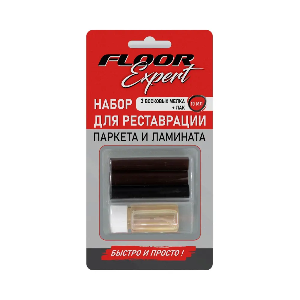 Восковые мелки и лак для паркета и ламината цвет черный Santreyd STLM-2191091 - Вид №1