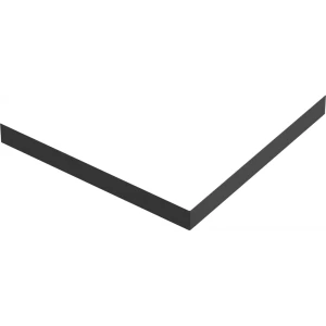 Экран для душевого поддона Marble квадратный 100x100 см цвет черный