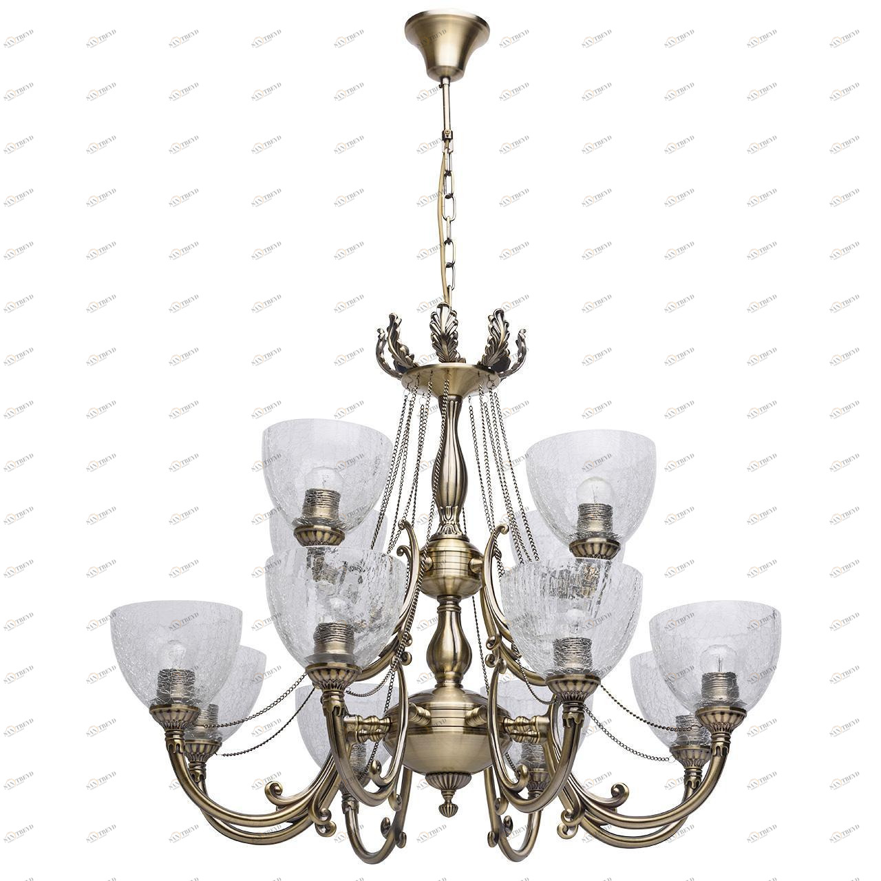 Подвесная люстра MW-Light Аманда 481011712 бронза MW-LIGHT ДИЗАЙНЕРСКИЕ, АМАНДА 188188 Бронза 