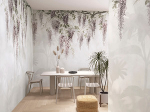 Обои с цветочным узором