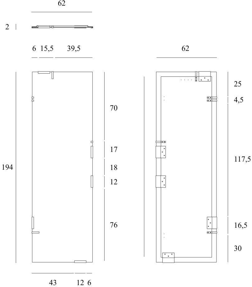 Ethnicraft Прямоугольное настенное зеркало Frameless 20673 - Вид №4