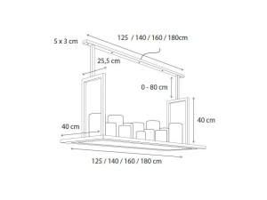 Латунный подвесной светильник