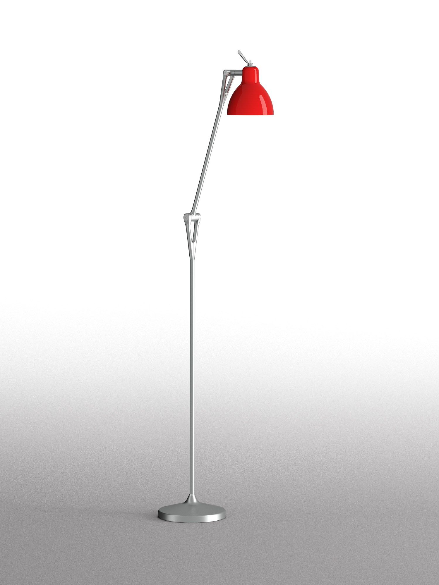 Торшер из стали и стекла с гибкой рукояткой Rotaliana Luxy ARCH-00083387 - Вид №10