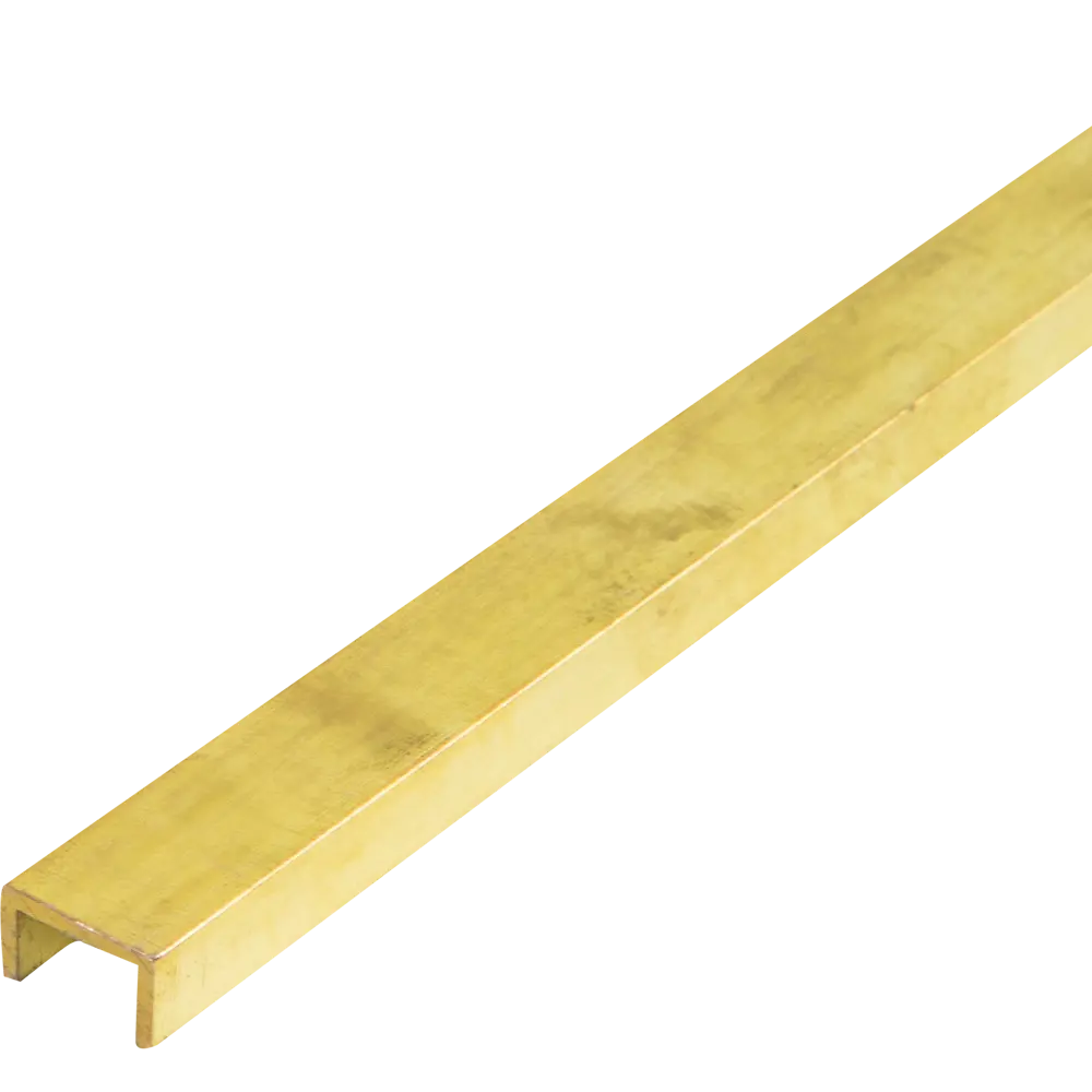 U-Профиль 10x6x1x1000 мм, латунь GAH ALBERTS STLM-2177123