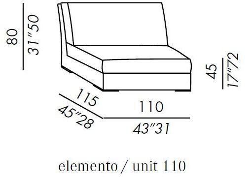 Meridiani Модульный диван со съемным чехлом из ткани James sun-id-1490879 - Вид №1