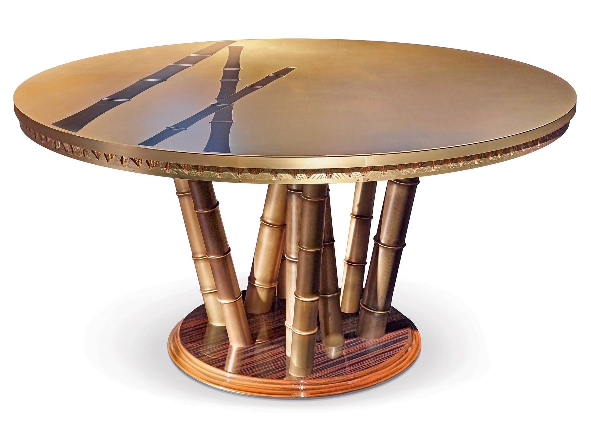 Круглый латунный стол Sicis Siam ARCH-00105839