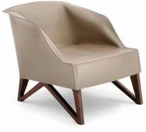 Giorgetti Кожаное кресло Mobius