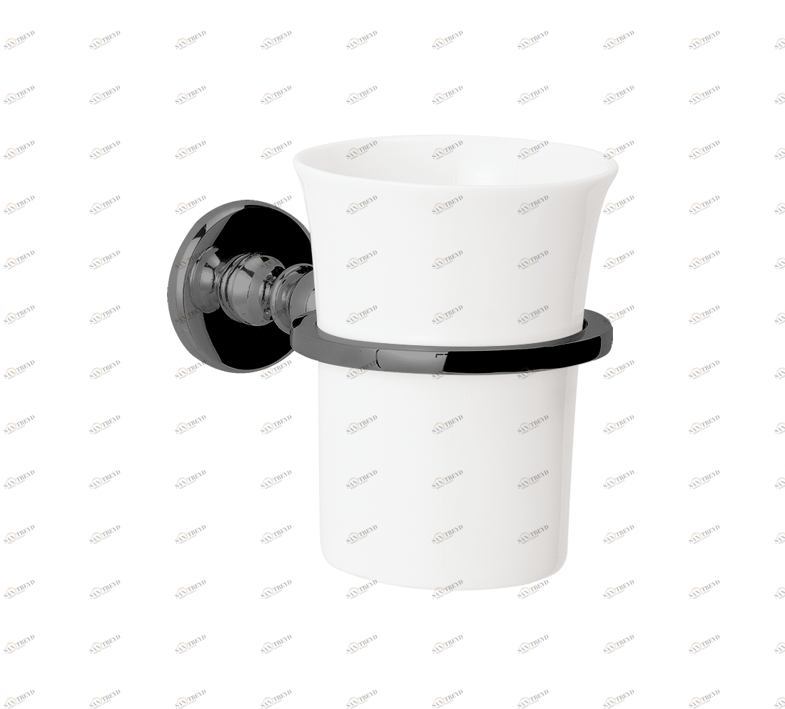 Gentry Home Керамический держатель стакана Queen Темный никель GH100556