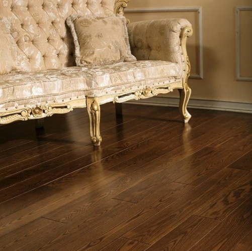 Массивная доска Ashton Бристоль Ясень Натур (Гладкая) 910х125 мм 1000300007 - Вид №1