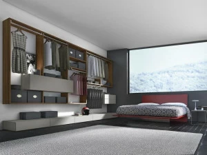 Presotto Деревянная спальня в современном стиле Crossart