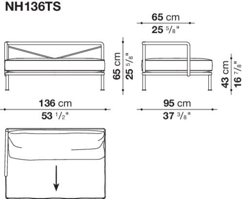 Садовый диван B&B Italia Outdoor Nooch ARCH-00068849 - Вид №9