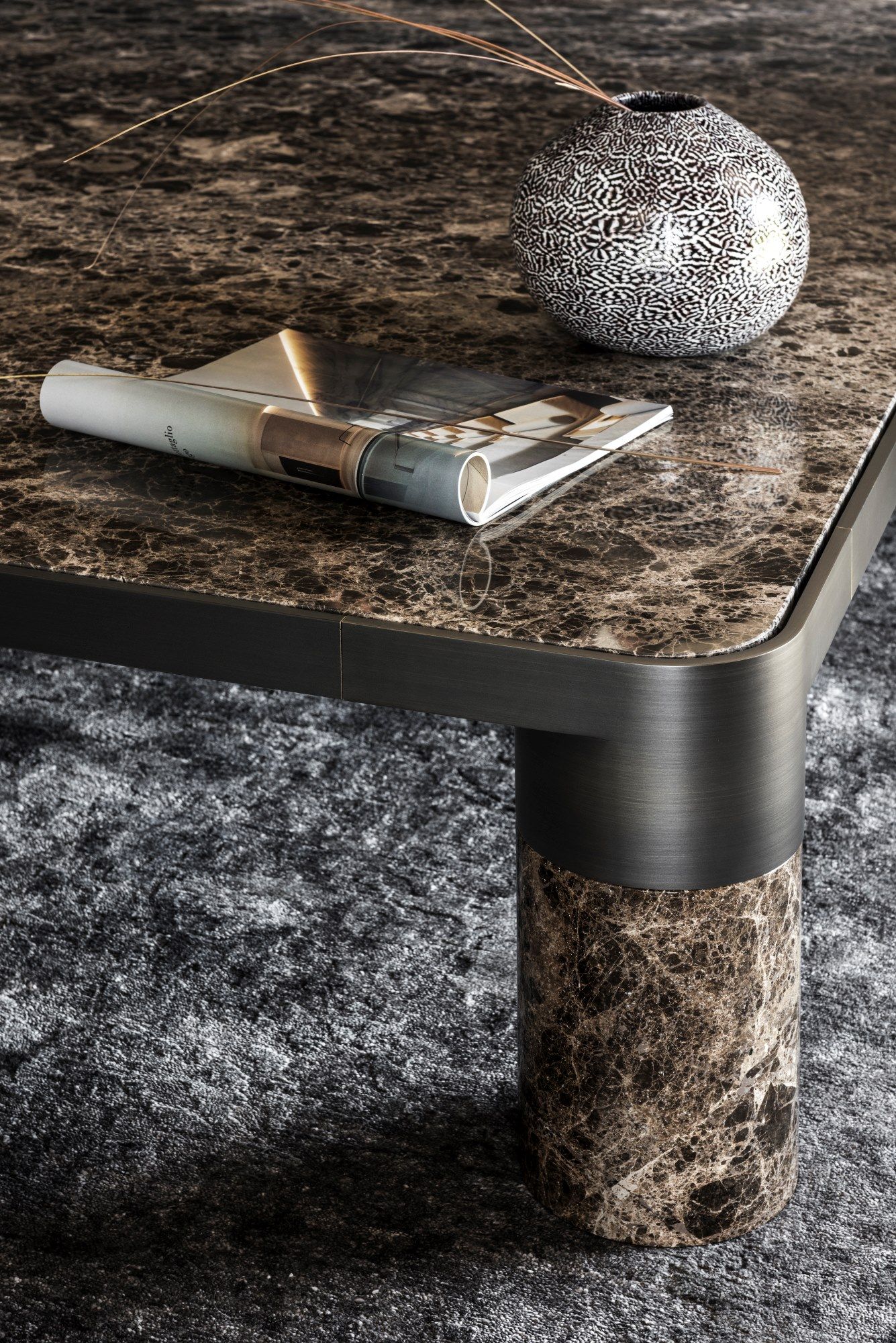 Мраморный прямоугольный низкий журнальный столик GHIDINI1961 Bold ARCH-00144197 - Вид №3