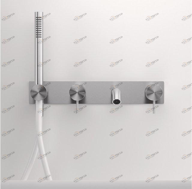 ZAZZERI Смеситель для ванны настенный с ручным душем Z316 sun-id-1389738