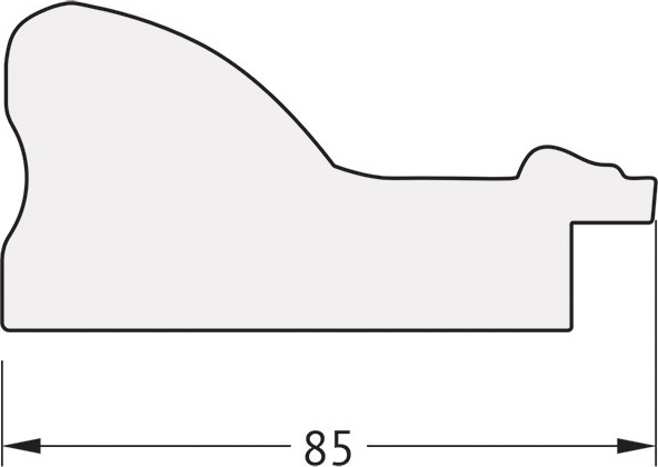 BY 7157 Зеркало в багетной раме - виньетка античная латунь 85 mm EVOFORM Octagon - Вид №4