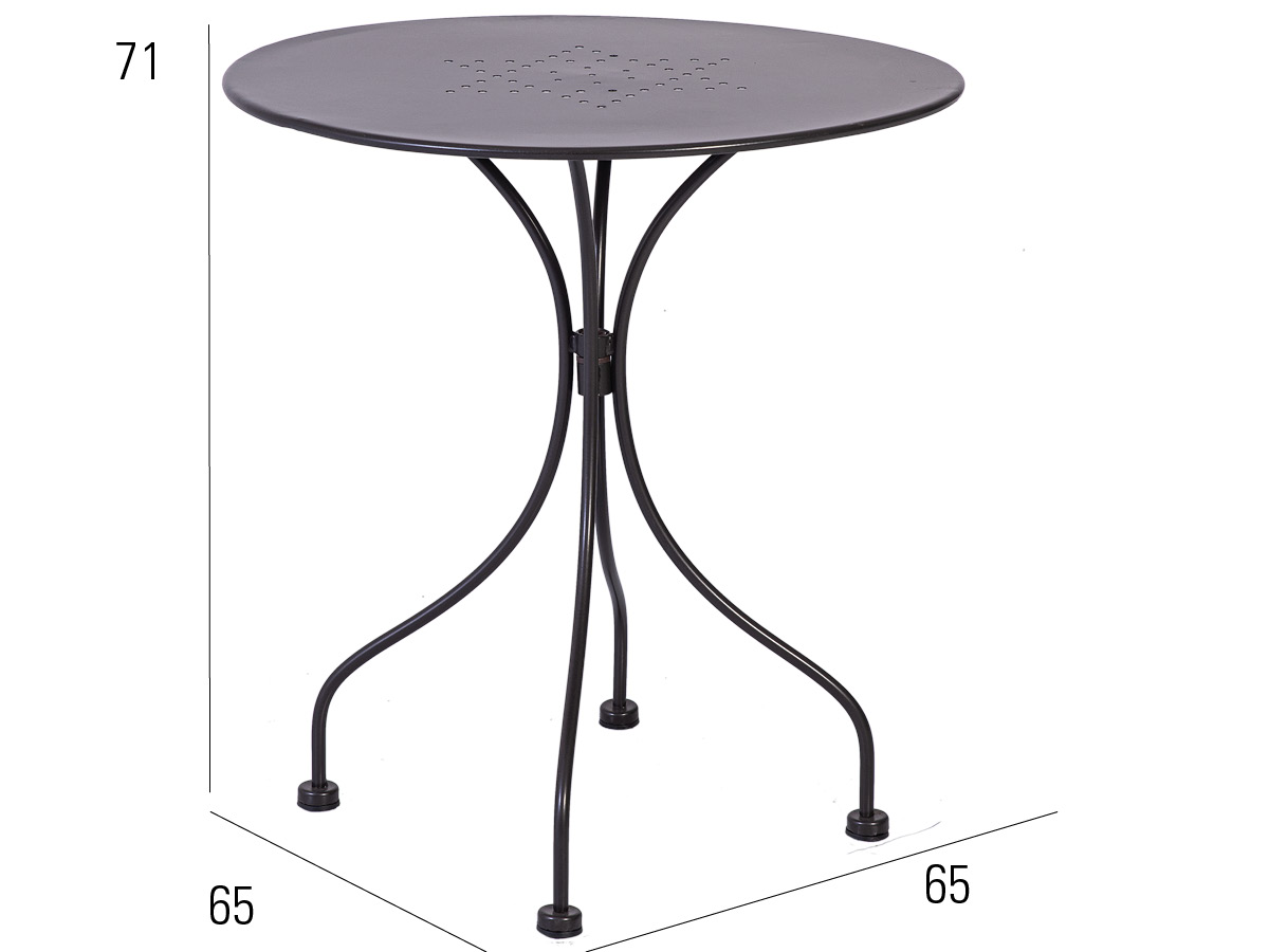 65.00.0102 Стол Boulevard Marone под старину ∅ 65см Mbm - Вид №2