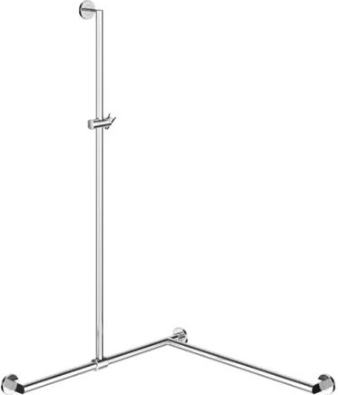 900.35.33440 Поручень для душа с выдвижным держателем для душа HEWI Greifen 