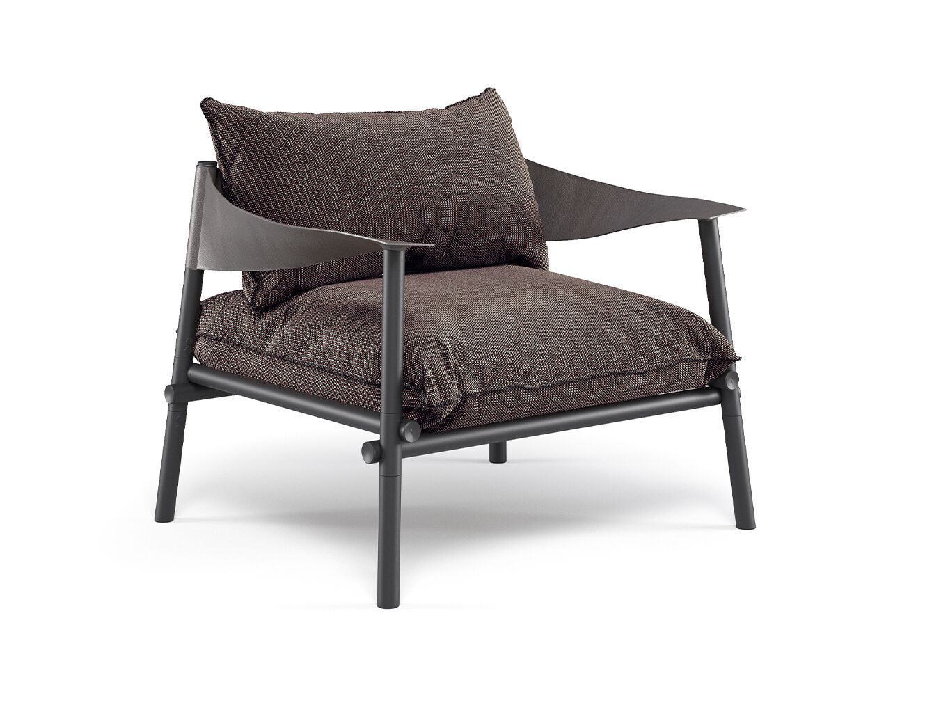 Алюминиевое садовое кресло с подлокотниками emu Terramare ARCH-00005840