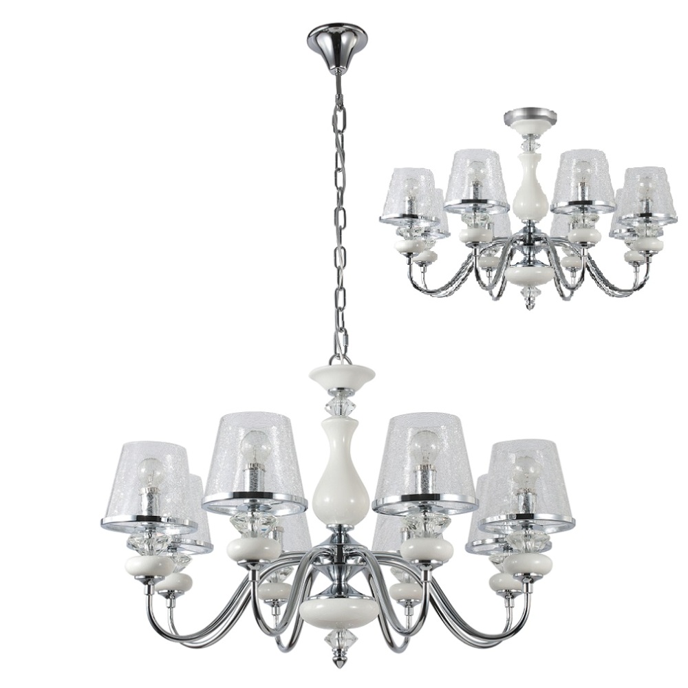 Подвесная люстра Crystal Lux Betis SP-PL8 CRYSTAL LUX ДИЗАЙНЕРСКИЕ, BETIS 108721 Хром  - Вид №2