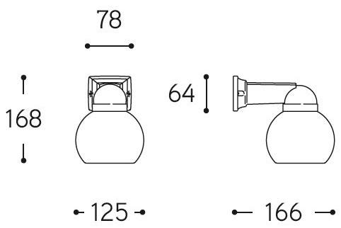 Aldo Bernardi Настенный светильник из керамики с фиксированным кронштейном Quaranta sun-id-1361240 - Вид №1