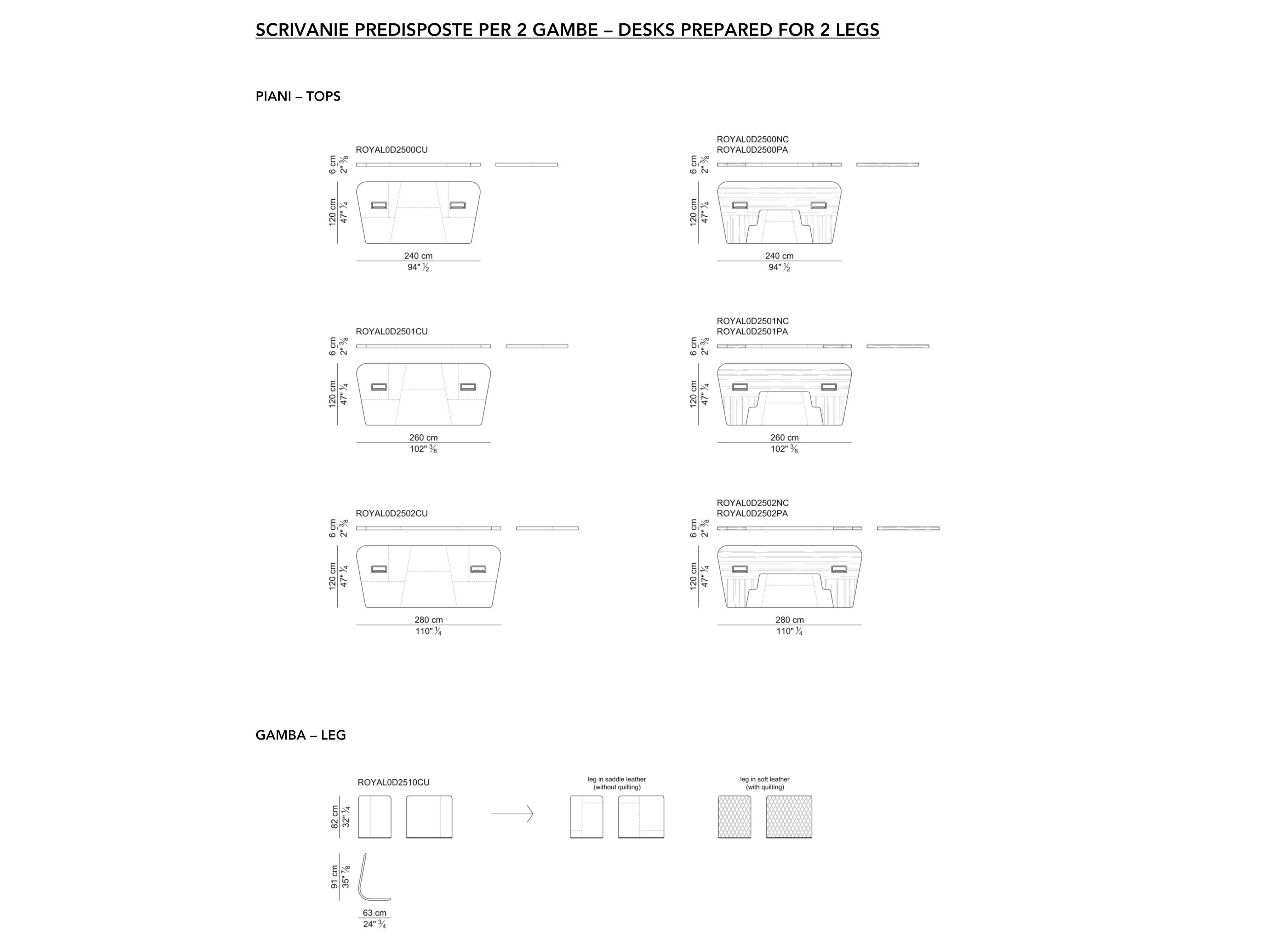 Деревянный исполнительный стол с системой кабельной втулки i 4 Mariani Royal ARCH-00129303 - Вид №2