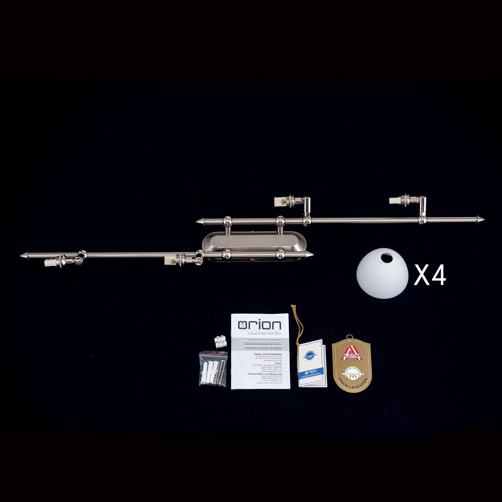 Регулируемая потолочная лампа из опалового стекла Orion Opaldesign ARCH-00091010 - Вид №4