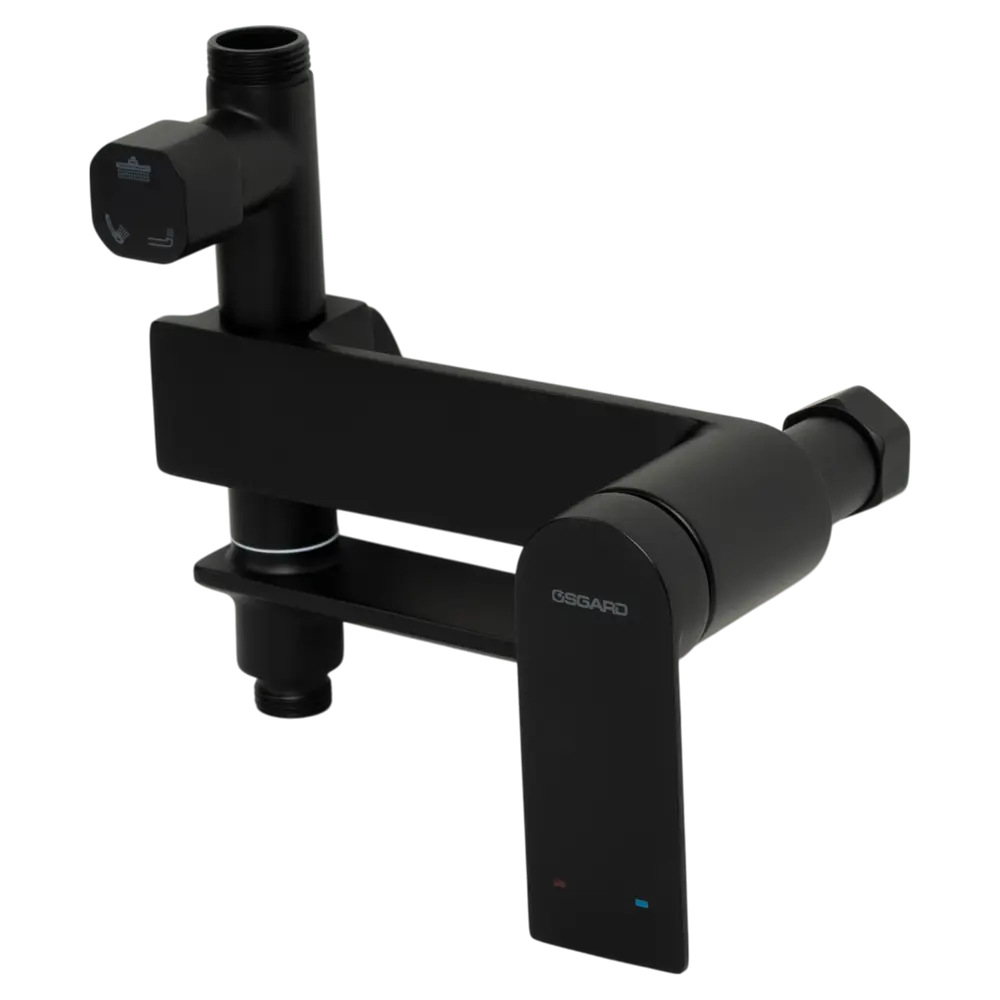 Душевая система Osgard Endi с тремя режимами и черным матовым покрытием 89392845 STLM-1576212 - Вид №4