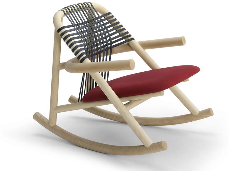 Very Wood Кресло-качалка из дерева с подлокотниками Unam sun-id-1396997 - Вид №7