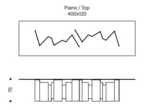 Прямоугольный стол из закаленного стекла