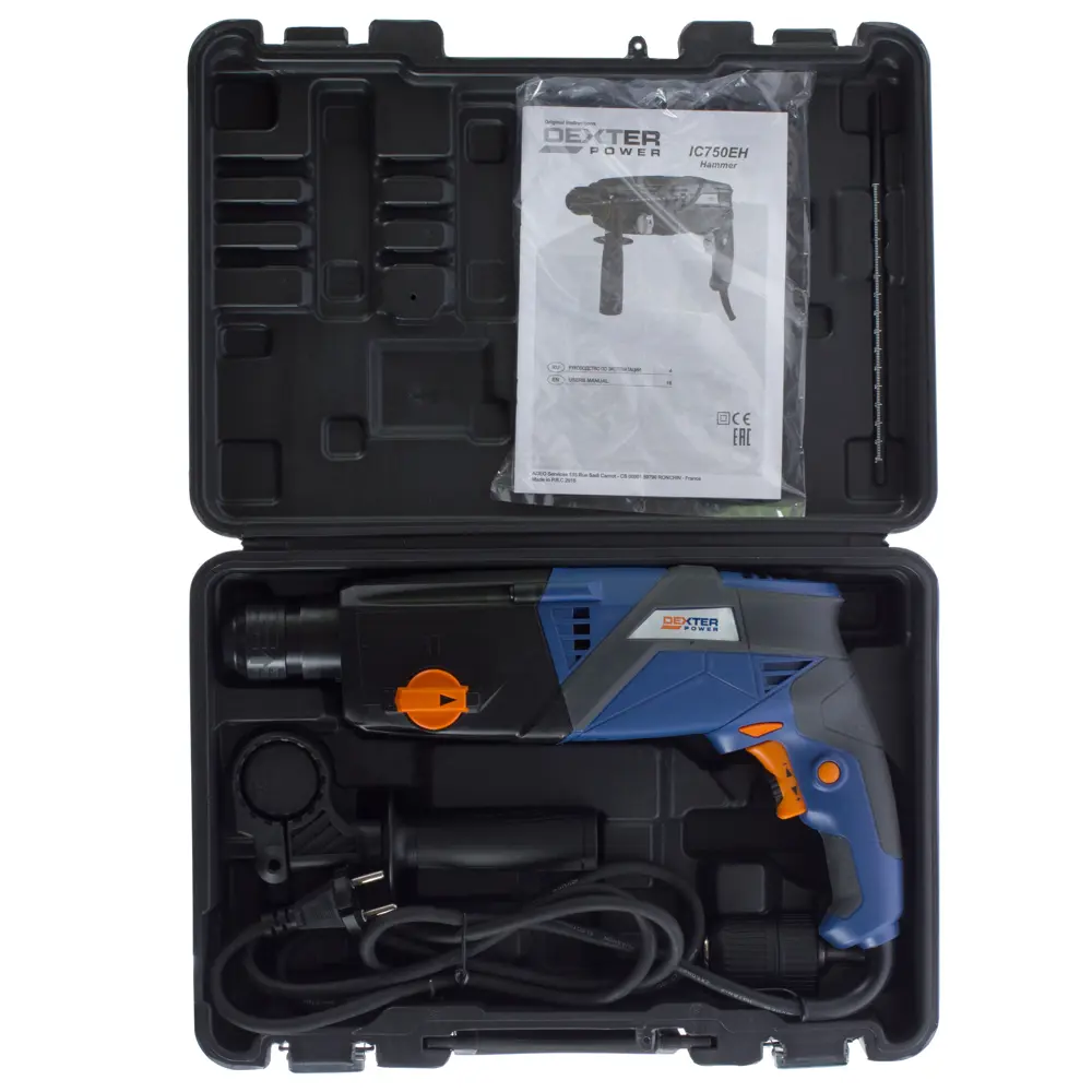 Перфоратор Dexter, 750 Вт, 2,5 Дж 16972306 STLM-2092512 DEXTER POWER  - Вид №3
