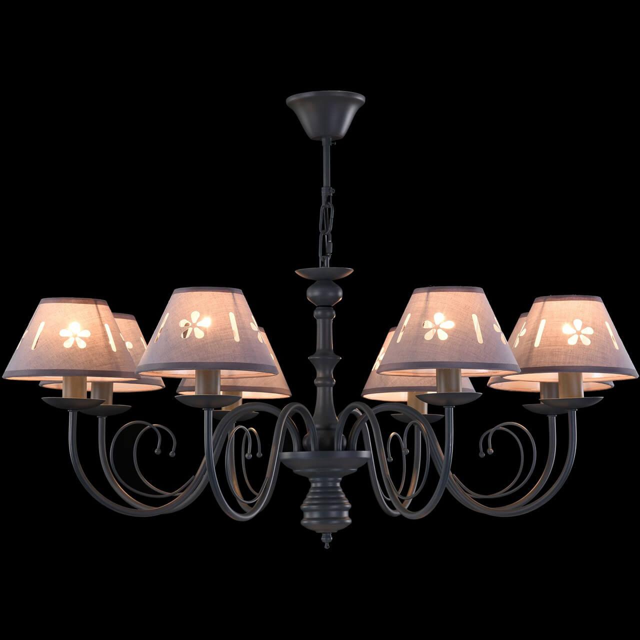 Подвесная люстра Freya Emily FR2537PL-08GR FREYA EMILY GRAY 187182 Серый  - Вид №3