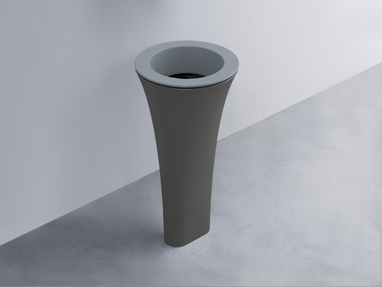 AMLA45-BR+AMPILT-N+AMCOLT-CM Раковина Amedeo Tondo отдельностоящая cielo Enjoy + Amedeo Ceramica Cielo