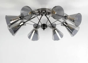 Потолочная люстра Rivoli Udito 3025-308 RIVOLI UDITO 336940 Серый;прозрачный