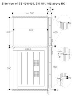 Gaggenau Комбинированная микроволновая печь Serie 400 Bm454110 - Вид №4
