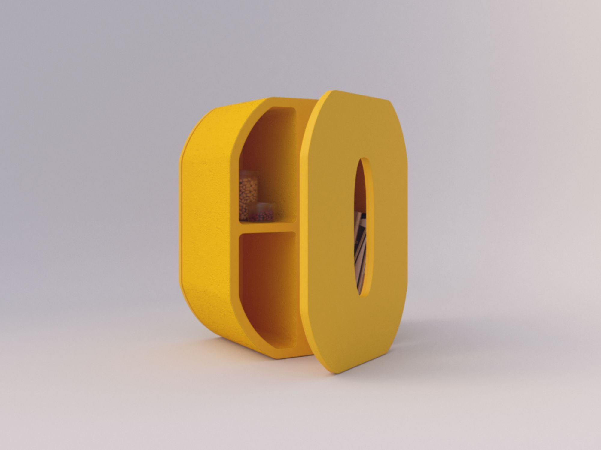 Мебель контейнеры в бетонной конструкции Voltan 555 ARCH-00065661 - Вид №26