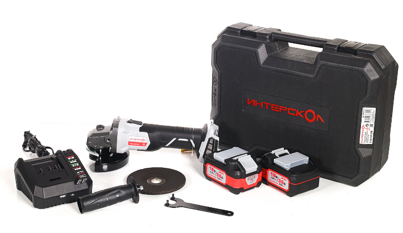 Углошлифовальная машина (УШМ) Интерскол УШМ-125/36В АПИ 18V 9150370 STDN-0035643 - Вид №7