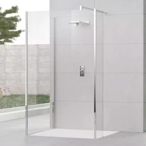 Novellini. Душевой уголок 100x100 см H9 с хромированным профилем KUADRA