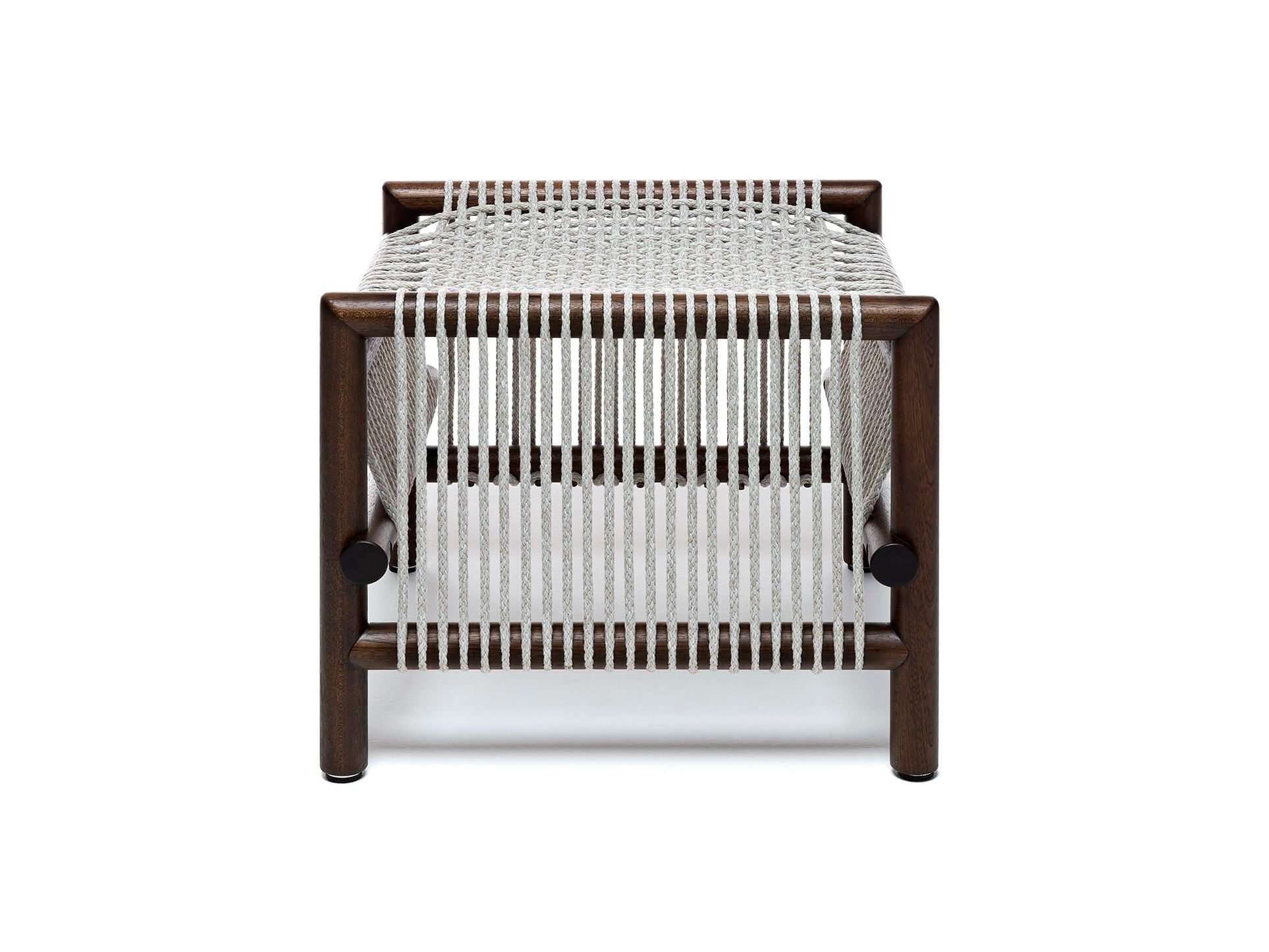 Садовая подставка для ног из веревки и красного дерева Exteta джунгли ARCH-00072561 - Вид №1