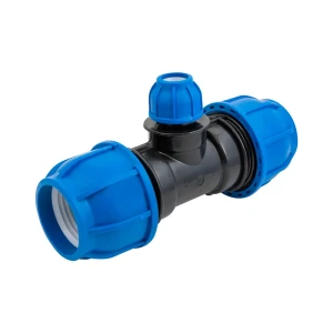 Тройник переходной ПНД Политэк 63x25x63 мм