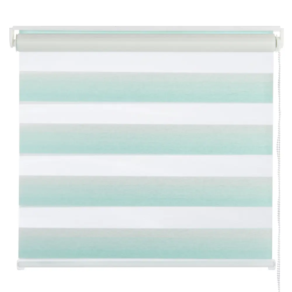 Штора рулонная день-ночь 80х160 см, цвет бирюзовый GARDENA STLM-2038930