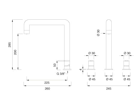 Смеситель для кухни / диспенсер для питьевой воды CEADESIGN ECO-DRINKING TAP WATER ARCH-00031564 - Вид №2