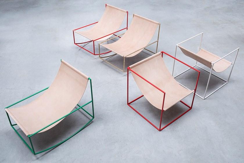 valerie_objects Кресло-качалка из латуни с подлокотниками  V9018019  - Вид №17