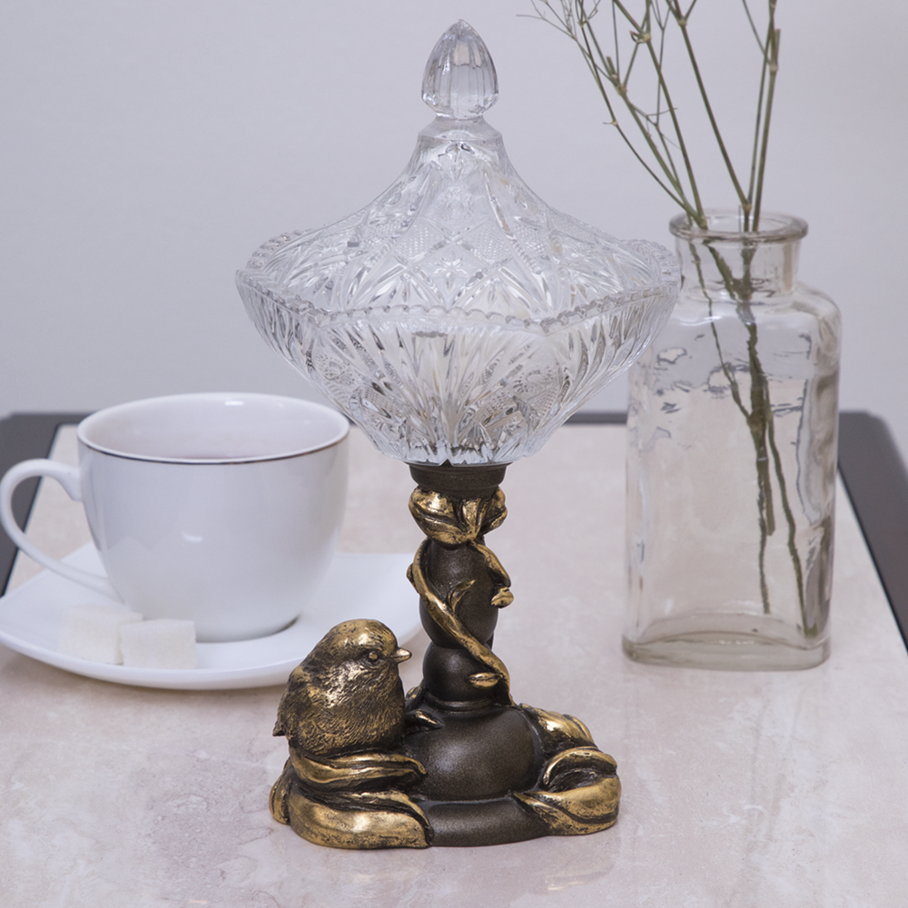 52109 Фруктовница-конфетница Зарничка Свитти Бронза BOGACHO  - Вид №1