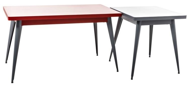 Tolix Прямоугольный стол из лакированной стали 55 sun-id-1380399 - Вид №2