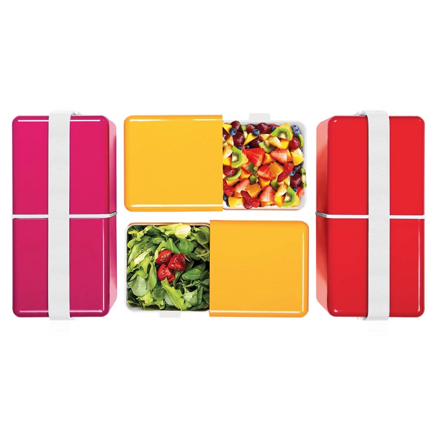 Ланч-бокс O EAT синий Guzzini 102800185 - Вид №1