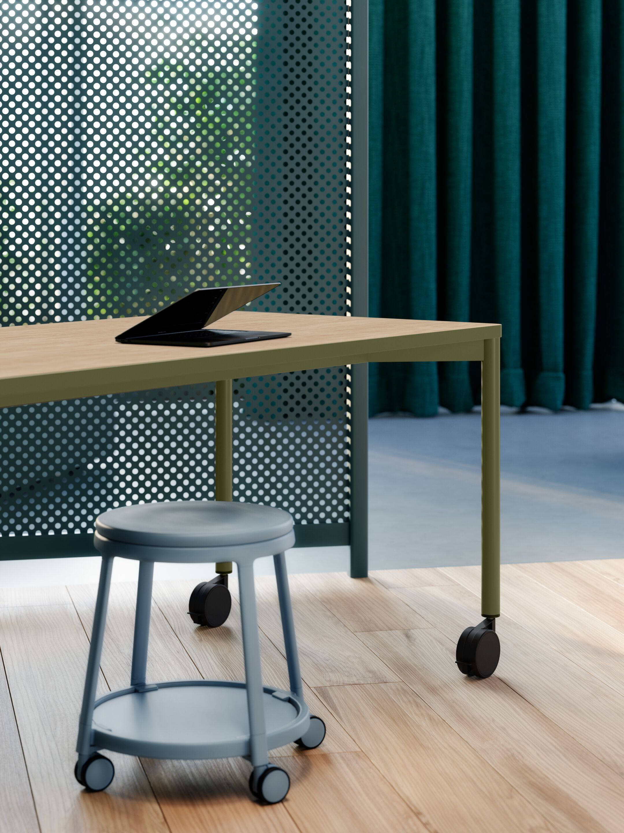 Табурет с колесами Infiniti Round&amp ARCH-00006296 - Вид №2