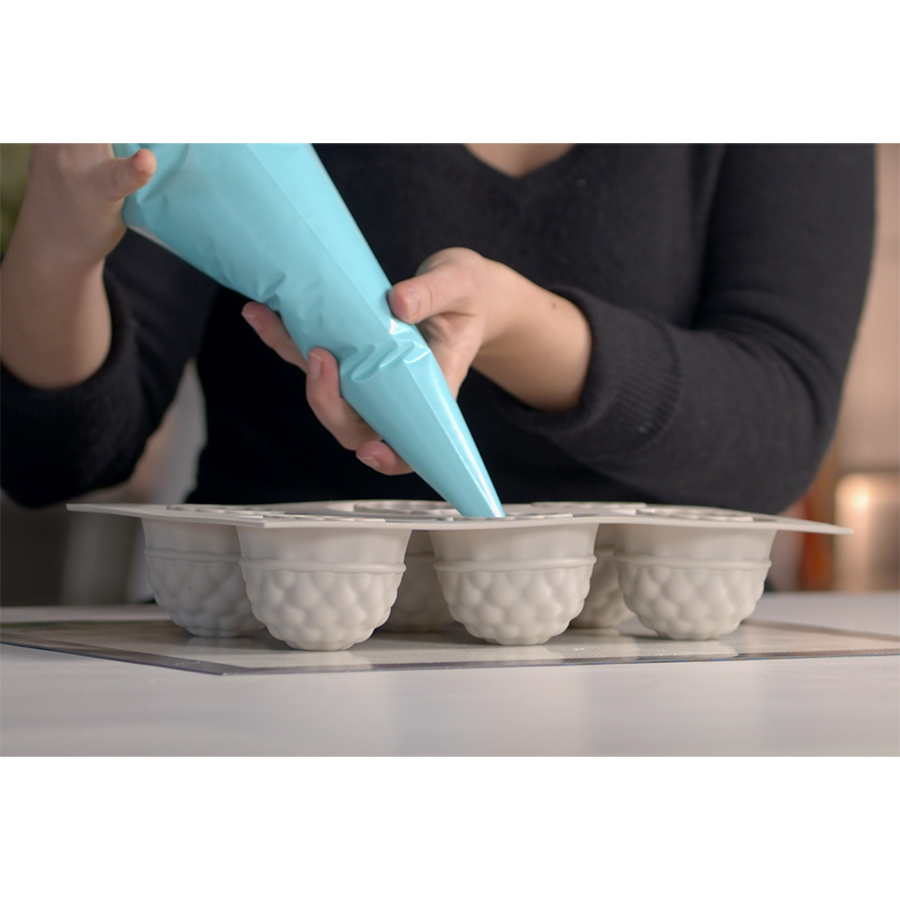 26.299.13.0065 Форма для приготовления пирожных segreti del bosco 18 х 34 см силиконовая Silikomart  - Вид №3