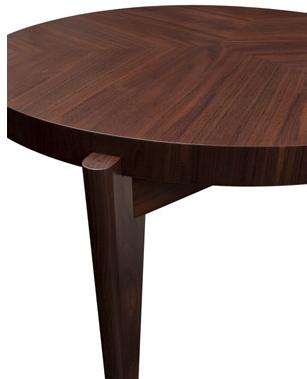 Hamilton Conte Paris Круглый деревянный журнальный столик Arhus sun-id-1486948 - Вид №2