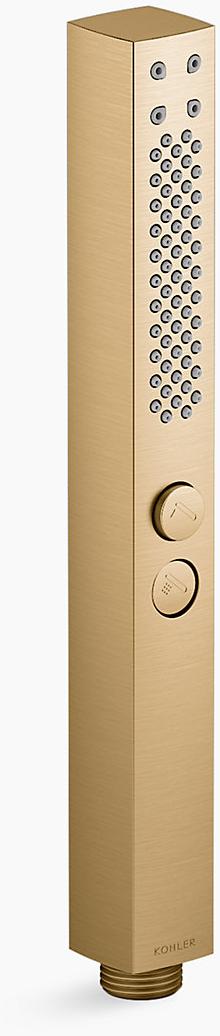 KOHLER Многофункциональный ручной душ Shift  + Square 2,5 галлона в минуту с технологией впуска воздуха Katalyst K-21336-BGD 