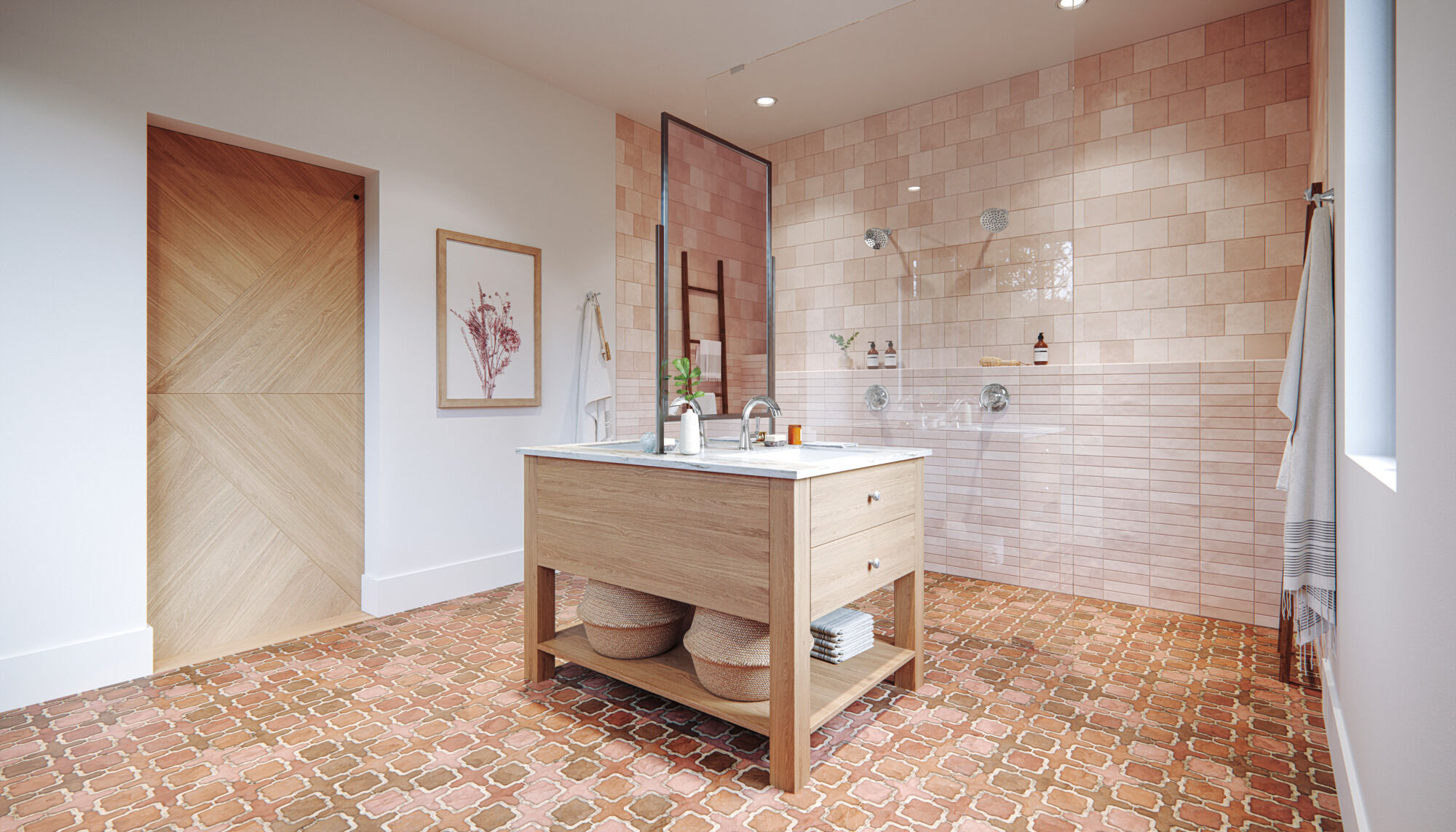 T14233 Отделка для душа Monitor 14 Series Delta Faucet Kayra Хром - Вид №1