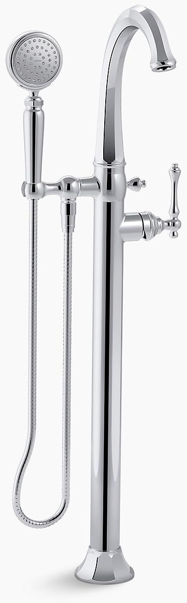 KOHLER Напольная накладка для ванны с ручным душем Kelston K-T97332-4-BN  - Вид №1